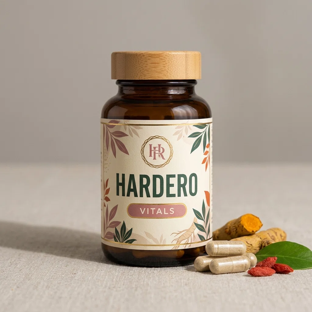 Hardero supplement bottle - men's wellness supplement buy online New Zealand